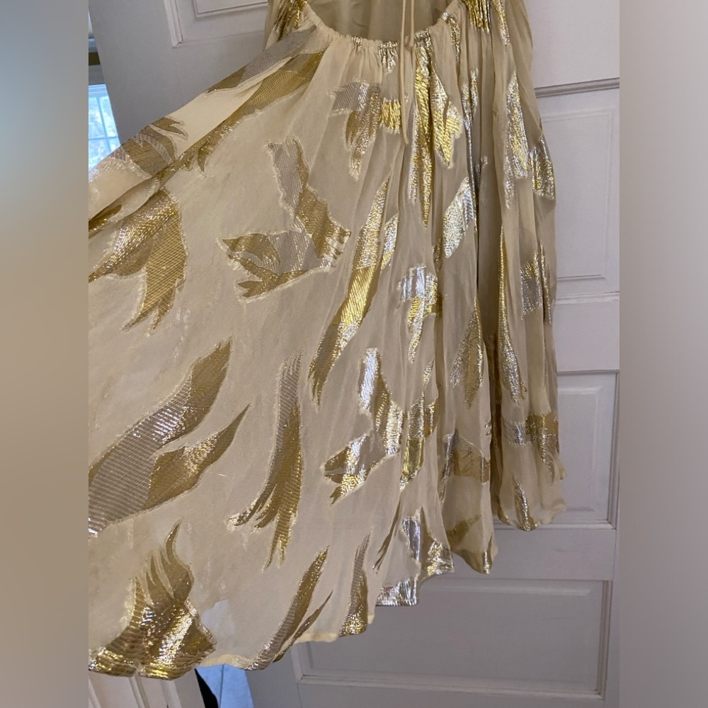 Anthropologie Pinnacle by Shruti Sancheti Sheer Halter Swing Dress Sold Out sz L - Picture 13 of 16